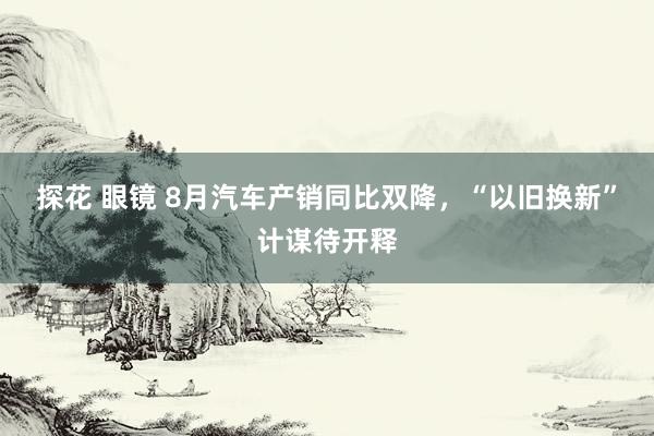 探花 眼镜 8月汽车产销同比双降，“以旧换新”计谋待开释