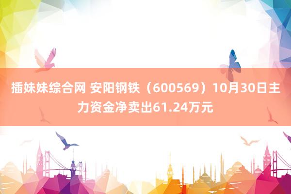 插妹妹综合网 安阳钢铁（600569）10月30日主力资金净卖出61.24万元