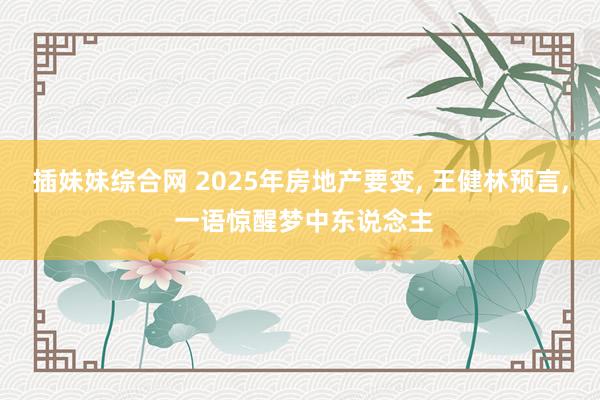 插妹妹综合网 2025年房地产要变， 王健林预言， 一语惊醒梦中东说念主